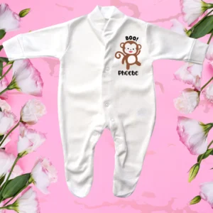 Premature Baby Monkey Boo Sleepsuit