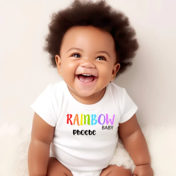 Rainbow Colour Baby Baby Vest