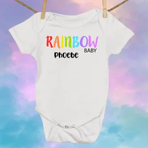 Rainbow Colour Baby Vest