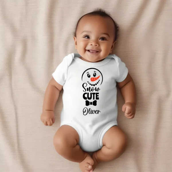 Snow Cute Boy Baby Vest