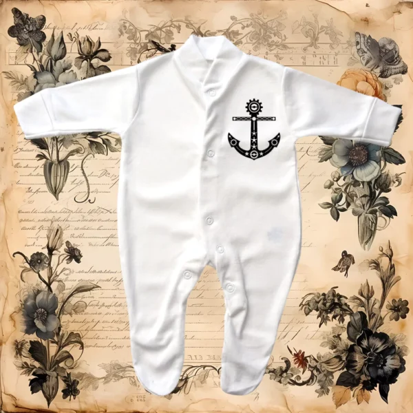 Steampunk Anchor Sleepsuit