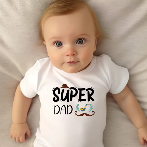 Super Dad Baby Vest