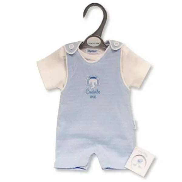 Tiny Baby Boys 2 pcs Cuddle Me Dungaree Set