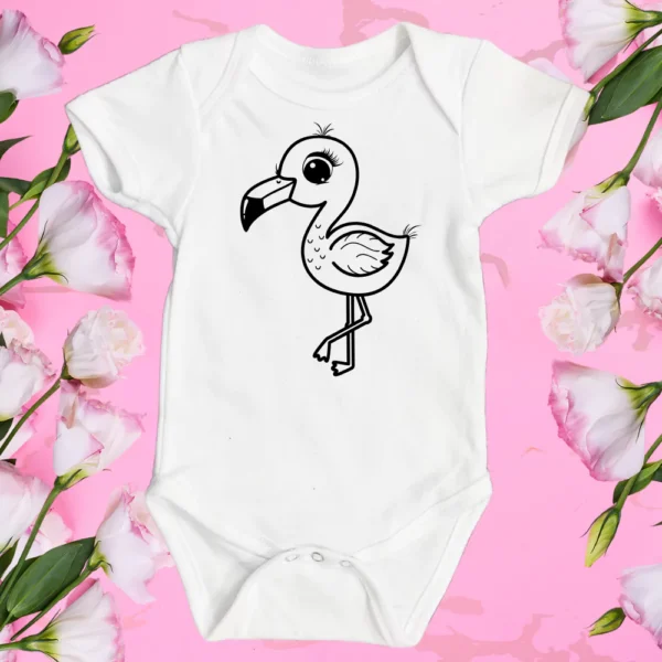 Tiny Baby Cute Flamingo Vest