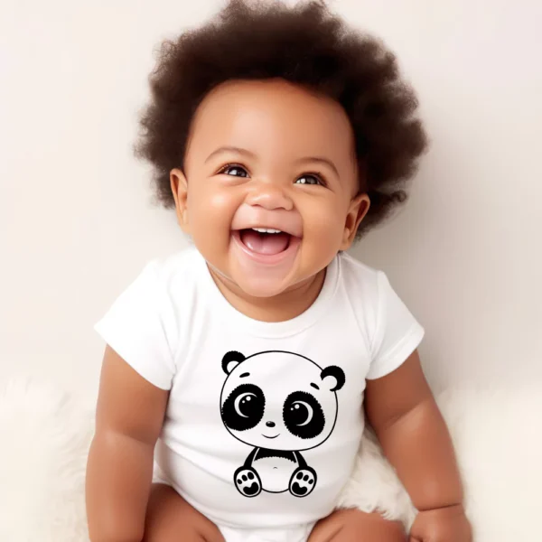 Tiny Baby Cute Panda Baby Vest