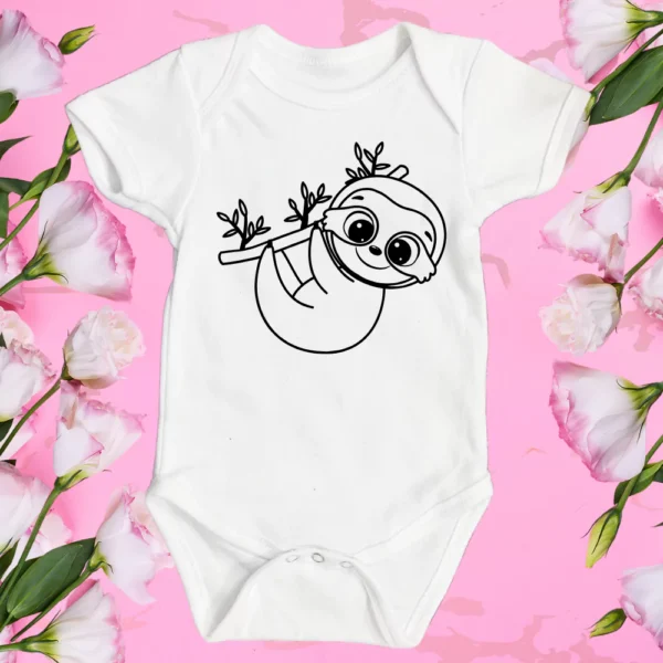 Tiny Baby Cute Sloth Vest