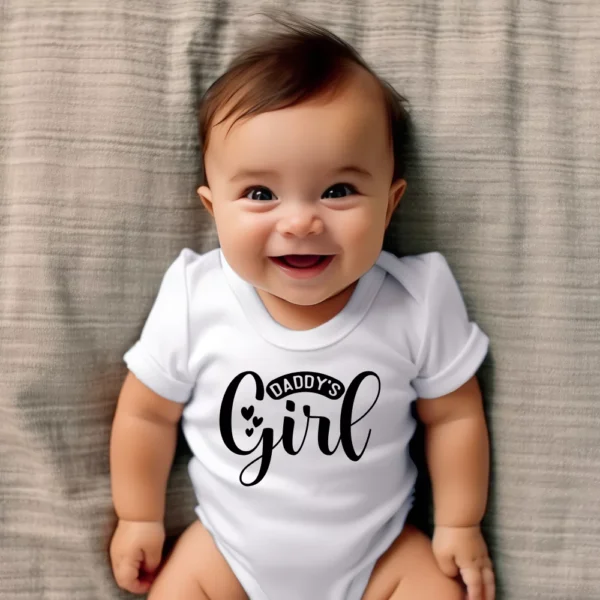 Tiny Baby Daddy's Girl Baby Vest