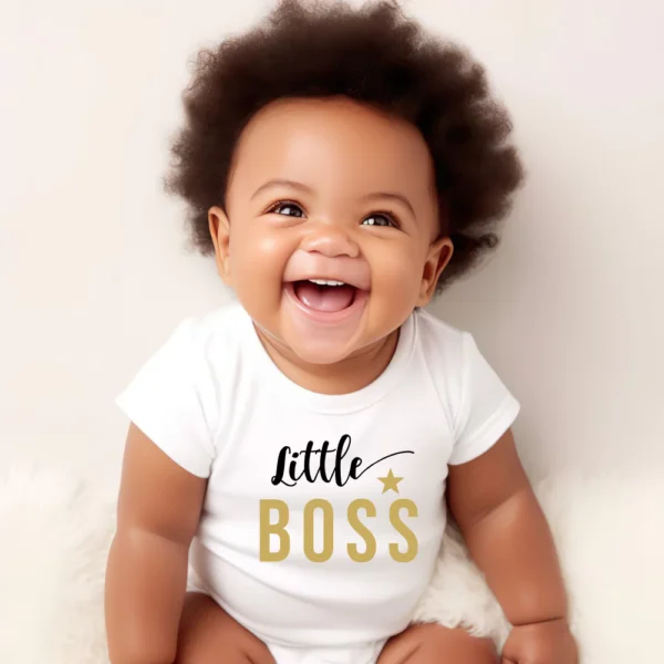 Tiny Baby Little Boss Baby Vest