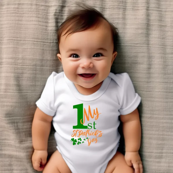 Tiny Baby My 1st St Patricks Day Baby Vest