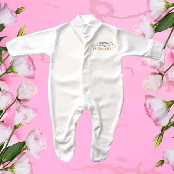 Tiny Baby Our Definition Of Perfection Sleepsuit