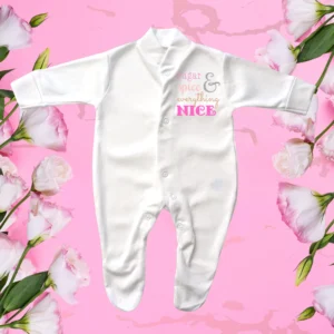 Tiny Baby Sugar And Spice Sleepsuit