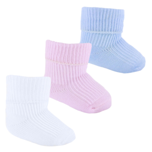 Premature Turnover Ribbed 2 Pack Socks