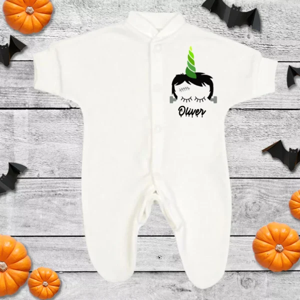 Frankenstein Unicorn Micro Prem Sleepsuit