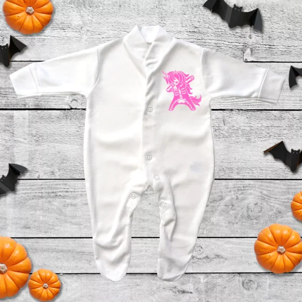 Halloween Dabbing Unicorn Sleepsuit