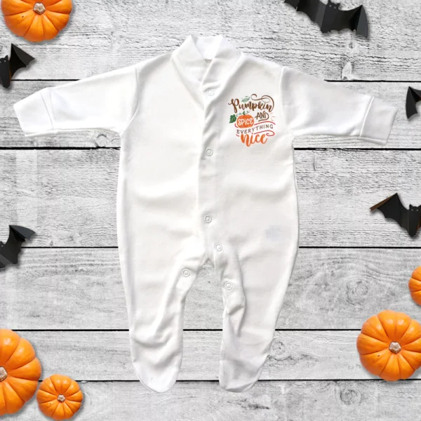 Halloween Pumpkin Spice Sleepsuit