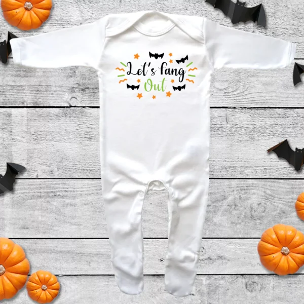 Lets Fang Out Envelope Neck Sleepsuit