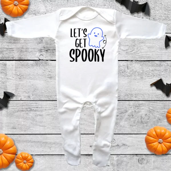 Let’s Get Spooky Envelope Neck Sleepsuit