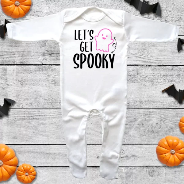 Let’s Get Spooky Envelope Neck Sleepsuit