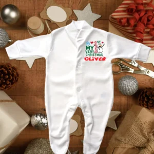 My Very First Christmas Sleepsuit