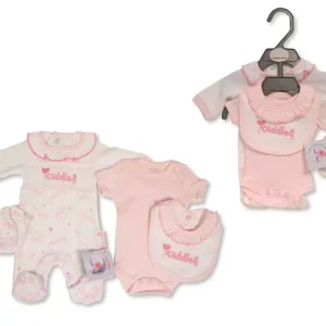 Premature Baby Girls Cuddles 4 Piece Gift Set