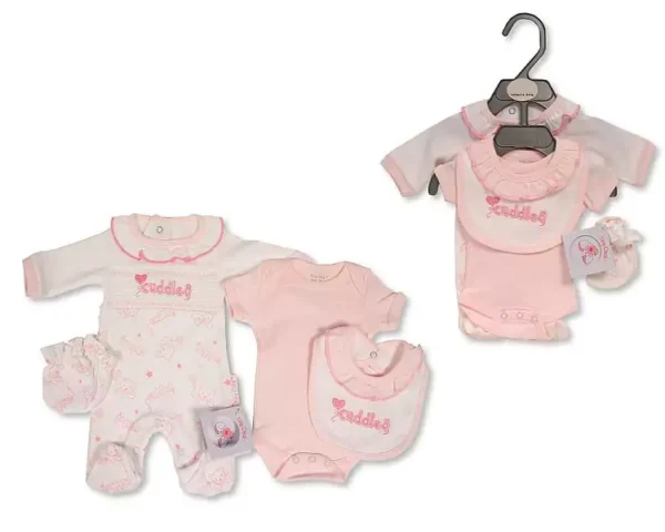 Premature Baby Girls Cuddles 4 Piece Gift Set