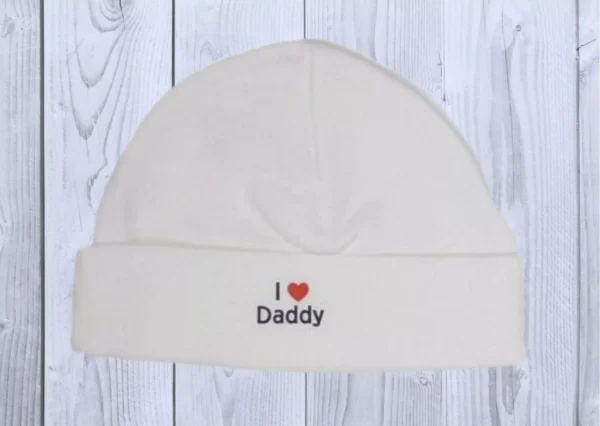 Premature I love Daddy White Hat