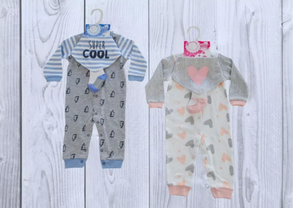 Baby Boy/Girl Romper (3 piece set)