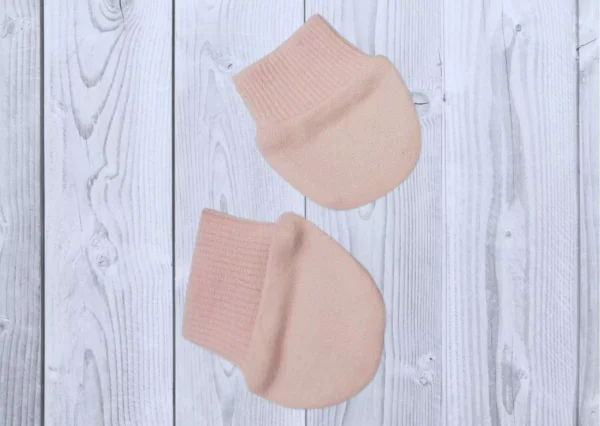 Premature Baby Scratch Mittens pink