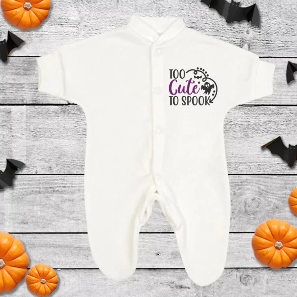 Too Cute To Spook Micro Premature Sleepsuit