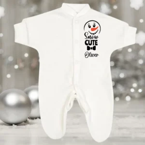 Micro Prem Snow Cute Boy Sleepsuit