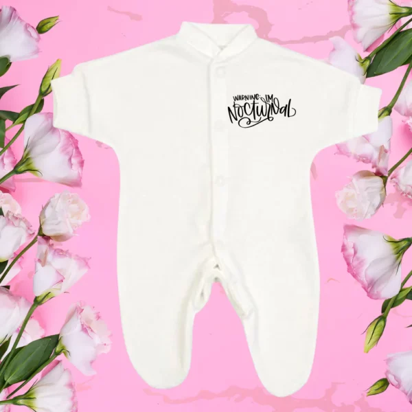 Micro Prem Warning I’m Nocturnal Sleepsuit