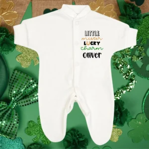 Micro Premature Little Mister Lucky Charm Sleepsuit