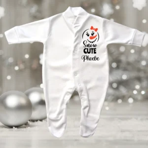 Snow Cute Girl Sleepsuit