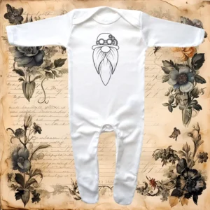 Steampunk Gonk Envelope Neck Sleepsuit