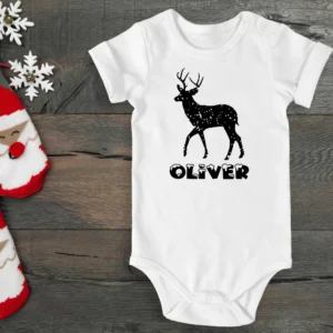 Premature Baby Distressed Reindeer Vest