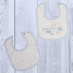 Premature Blue Duckling Bibs 2 pack